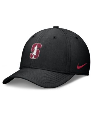 Men's Black Stanford Cardinal Rise SwooshFlex Dri-FIT Hat