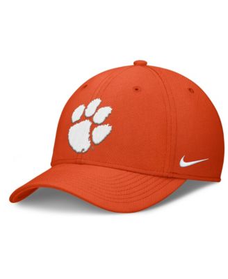 Men's Orange Clemson Tigers Rise SwooshFlex Dri-FIT Hat