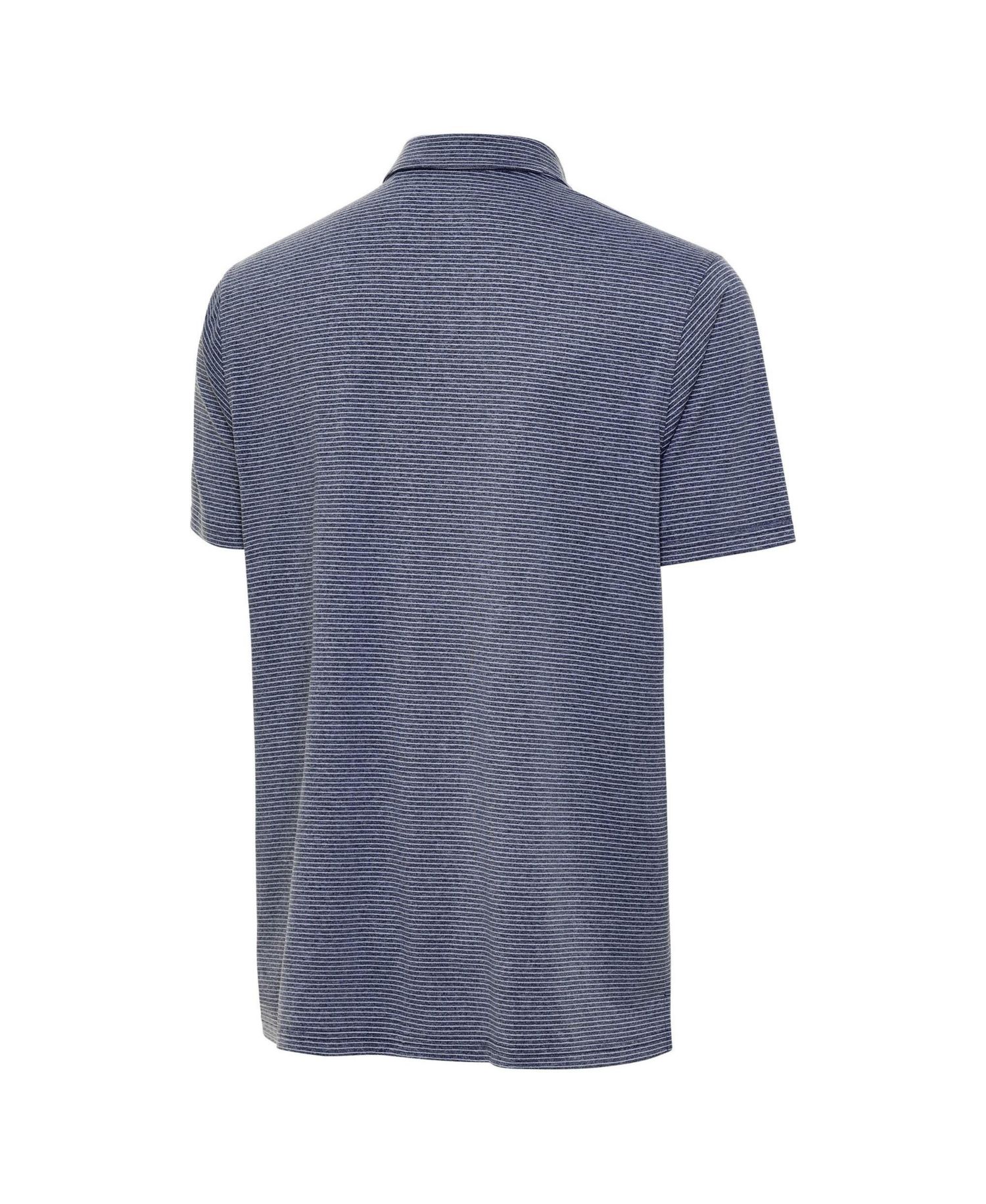 Men's Heather Navy Chicago Bears Bear Logo Scheme Polo