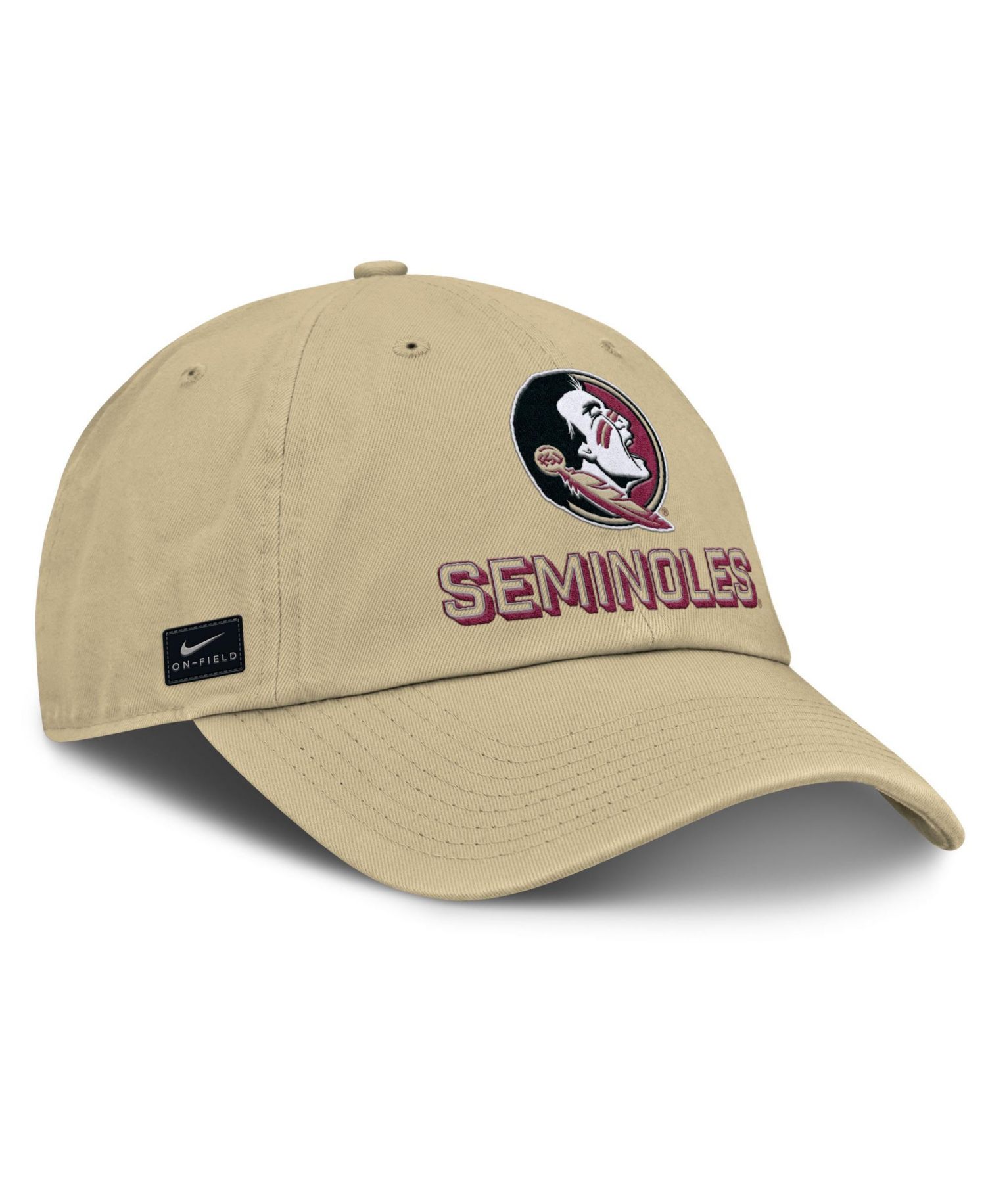 Men's Gold Florida State Seminoles 2025 On-Field Club Adjustable Hat