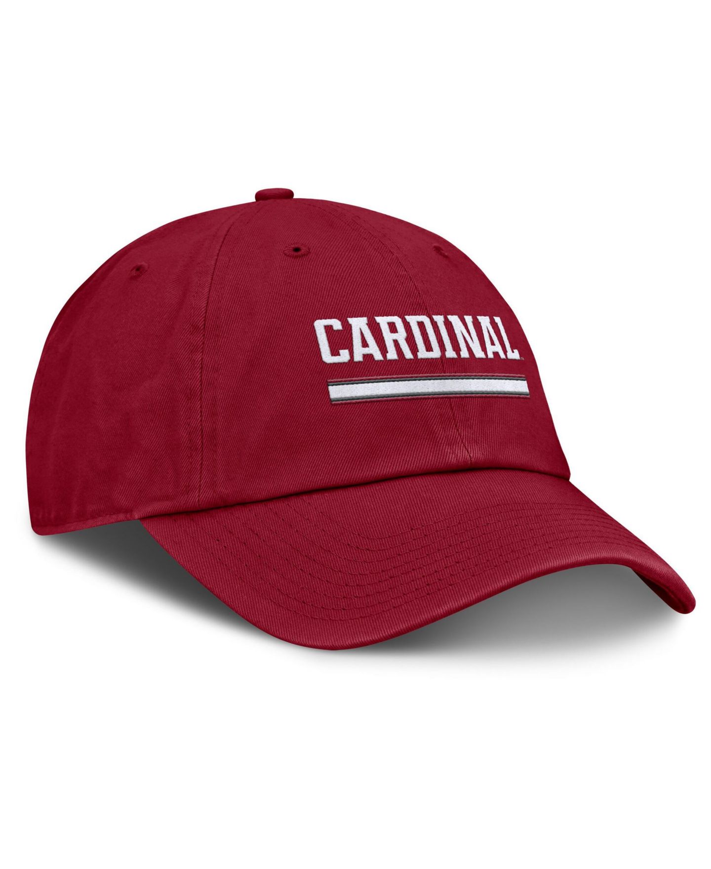 Мужская кепка Nike Cardinal Stanford Cardinal Club Campus Adjustable Hat — фото 3