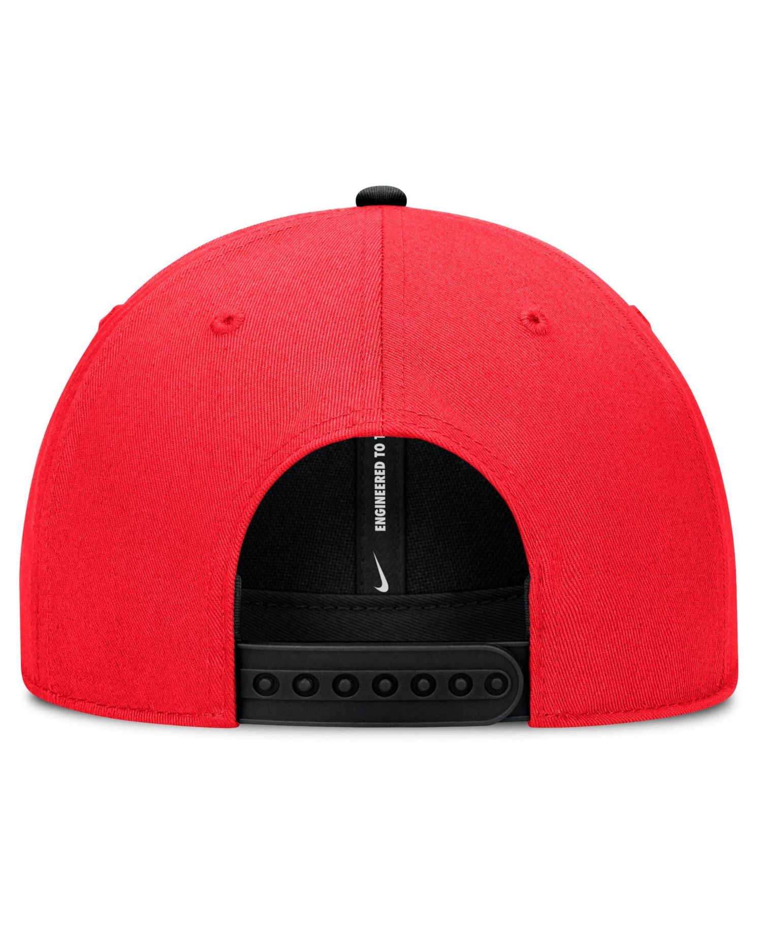 Men's Crimson/Black Houston Astros Neon 90s Rise Adjustable Hat