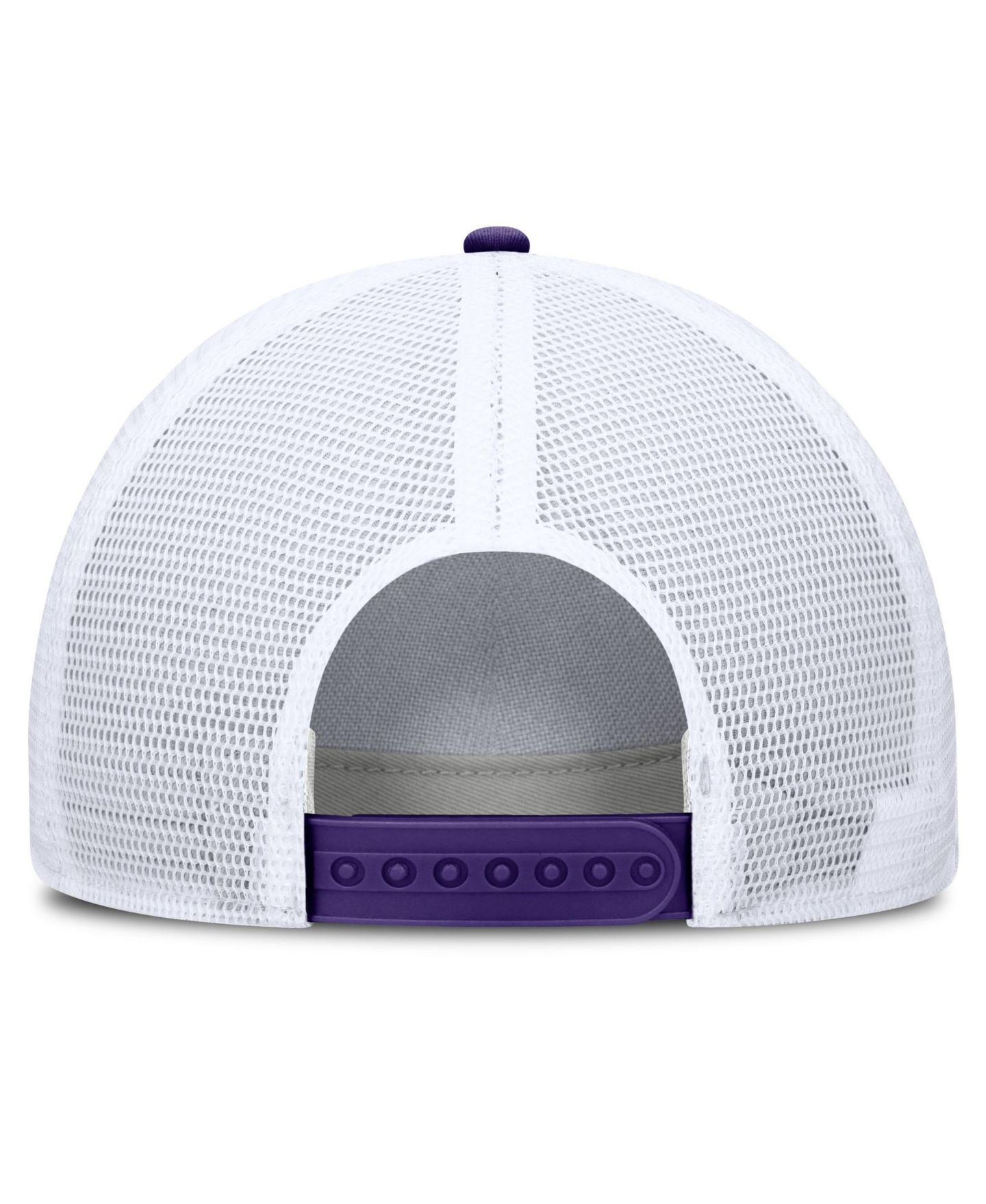 Кепка Nike White LSU Tigers Country Club Golfin' Rise Trucker Adjustable Hat — фото 4