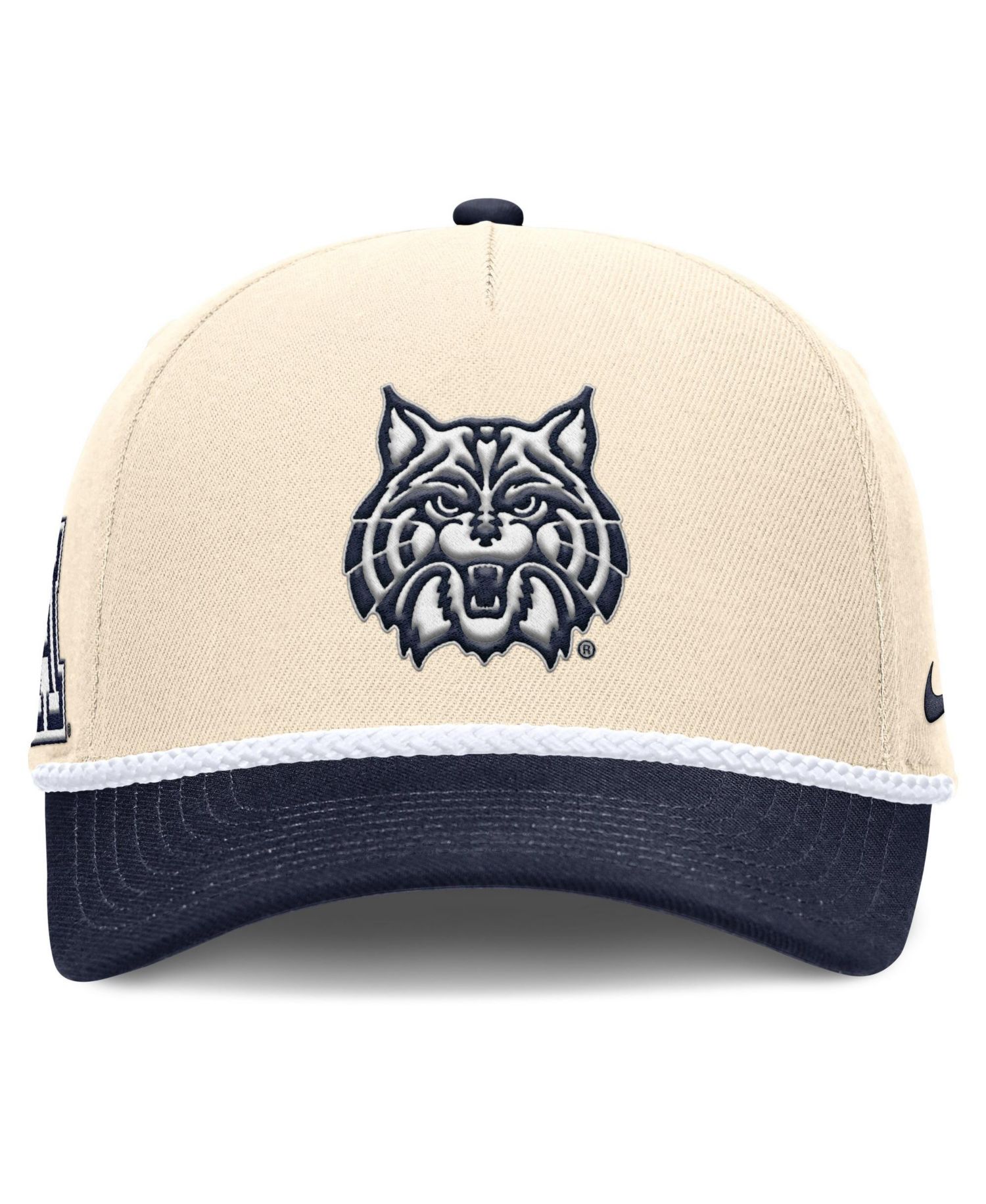 Men's and Women's Natural Arizona Wildcats 2026 Primetime Natural 5-Panel Rope 2-Tone Rise Hat