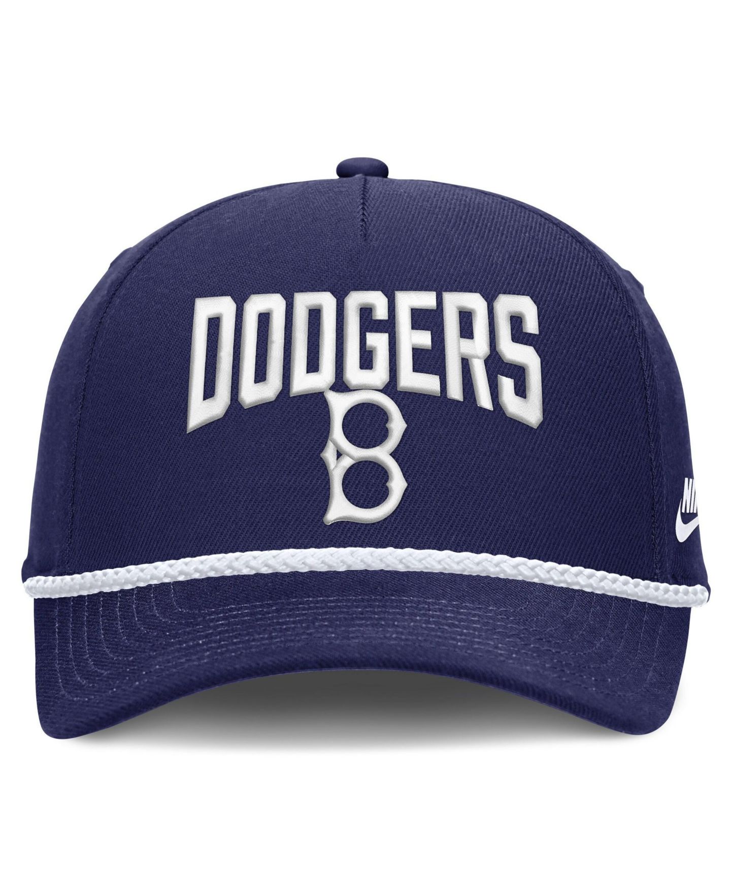 Мужская кепка Nike Royal Brooklyn Dodgers Cooperstown Rise Adjustable Hat — фото 2