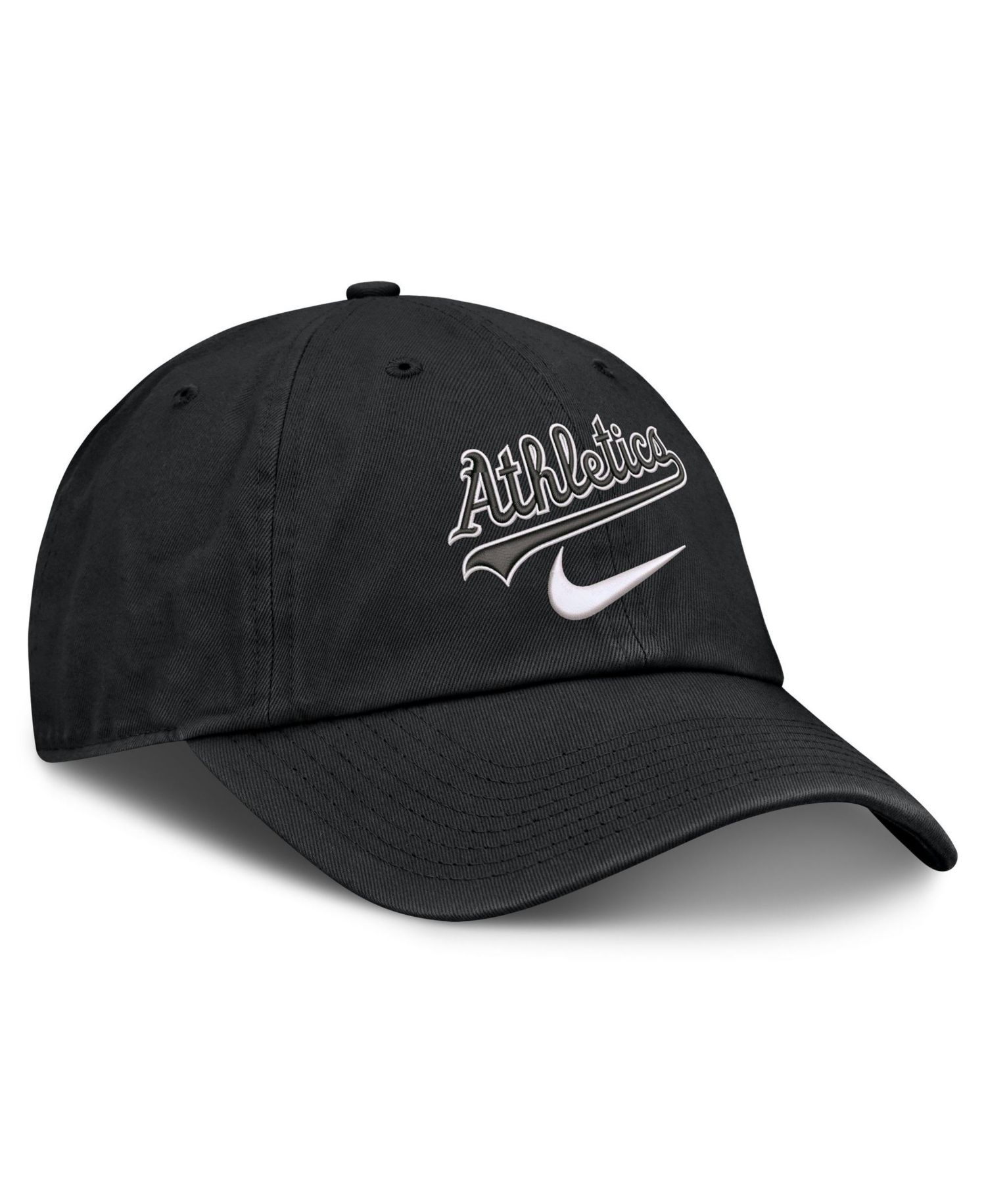 Men's Black Athletics Primetime Club Adjustable Hat