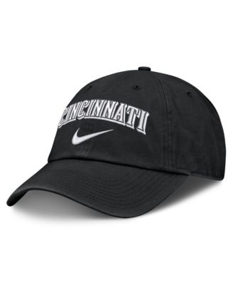 Men's Black Cincinnati Reds Primetime Club Adjustable Hat