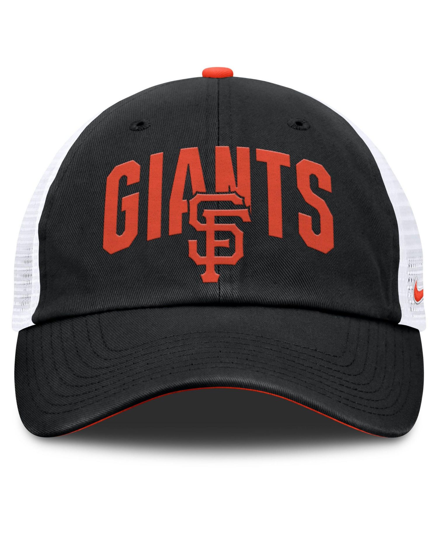 Men's Black San Francisco Giants Primetime Club Adjustable Trucker Hat