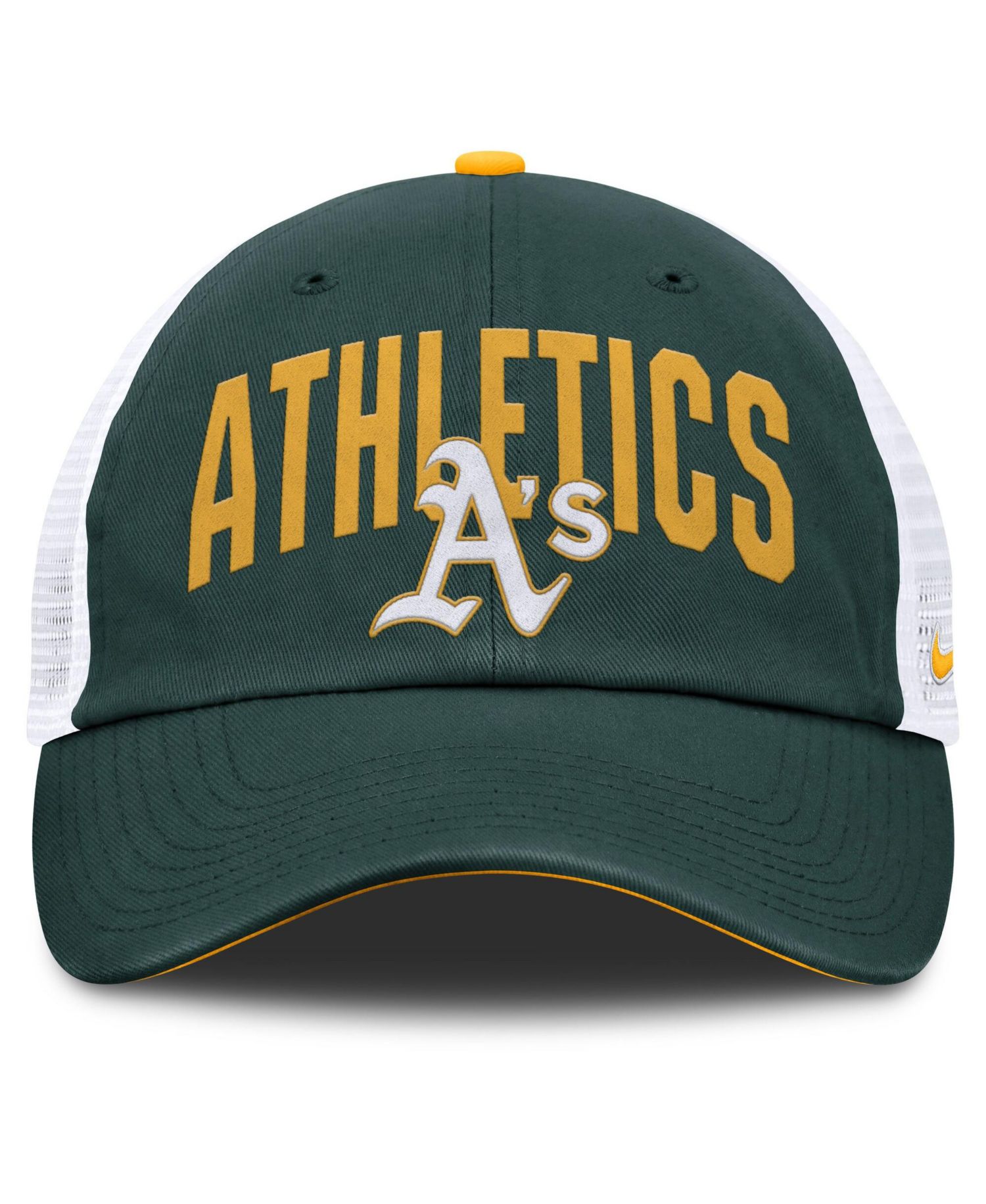 Men's Green Athletics Primetime Club Adjustable Trucker Hat