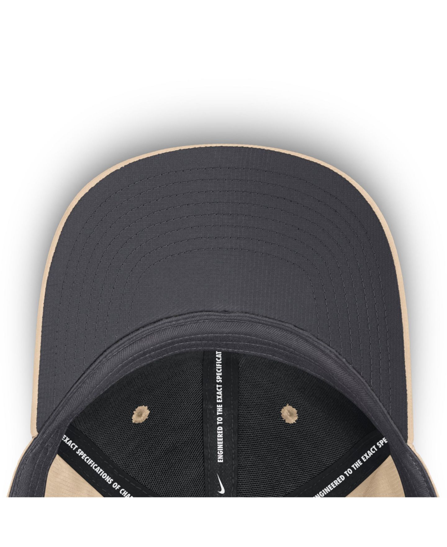 Мужская кепка Nike Khaki Atlanta Braves Desert Ripstop Club Adjustable Hat — фото 5