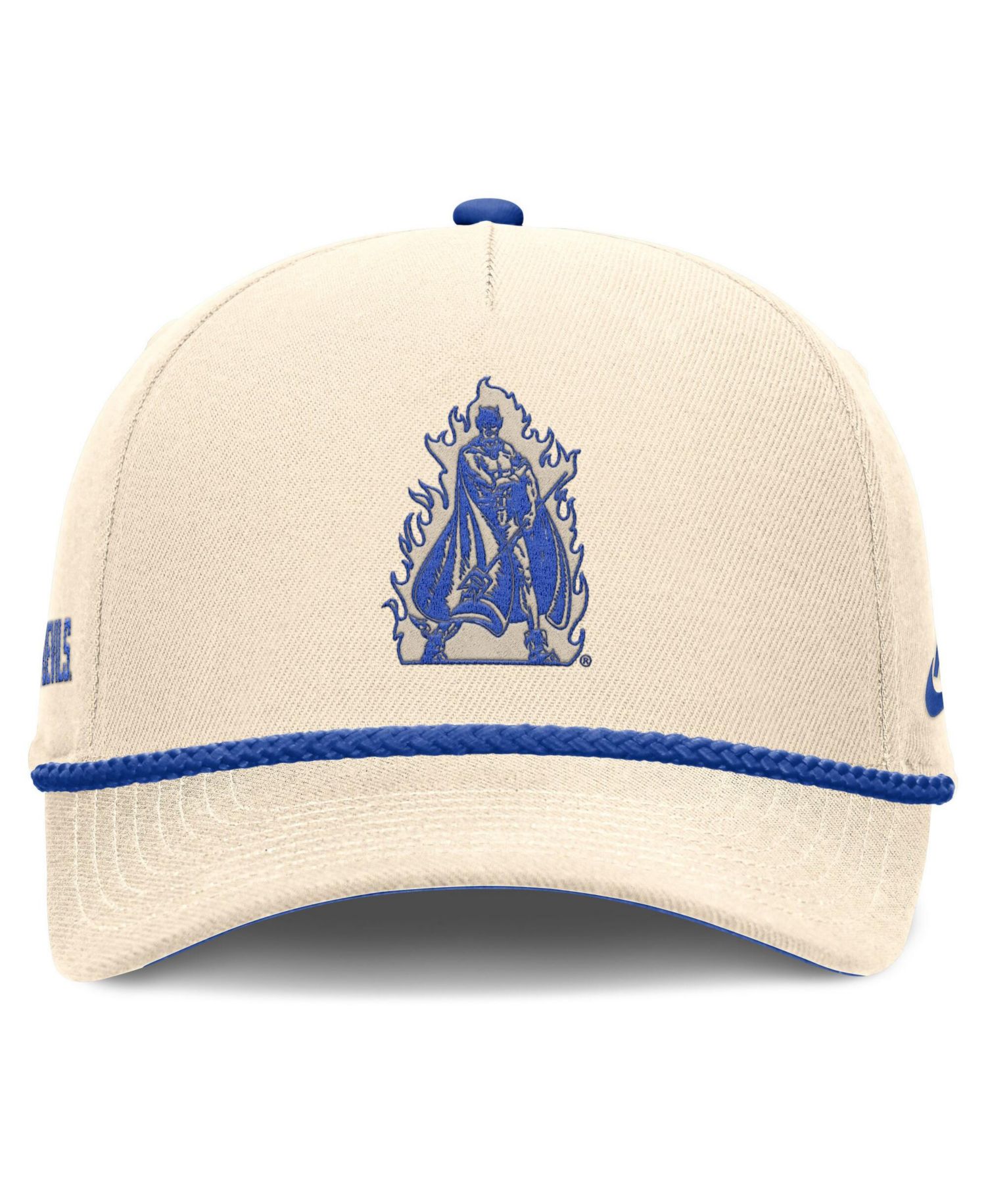 Men's and Women's Natural Duke Blue Devils Legacy Vintage Rope Rise Adjustable Hat