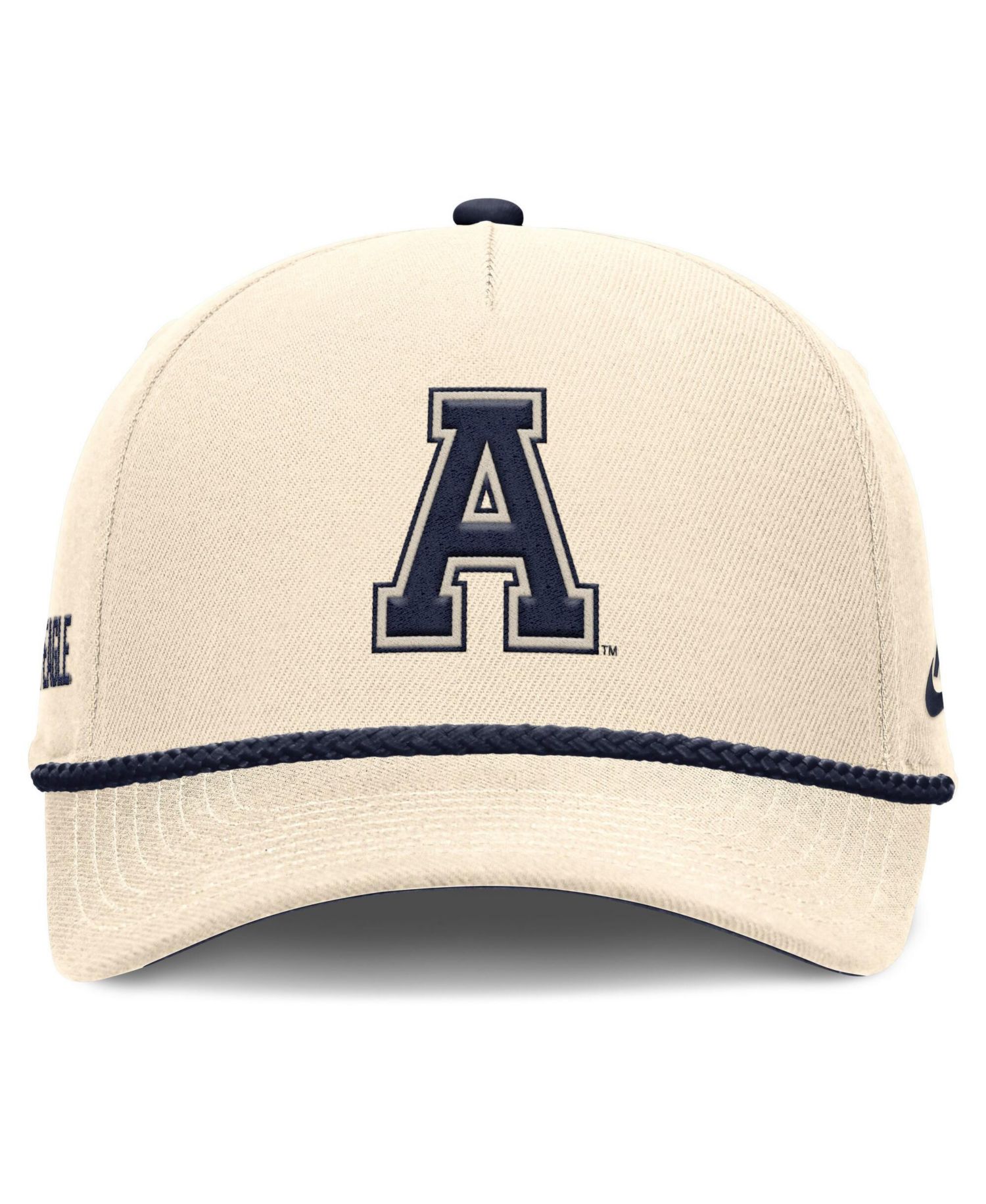 Men's and Women's Natural Auburn Tigers Legacy Vintage Rope Rise Adjustable Hat