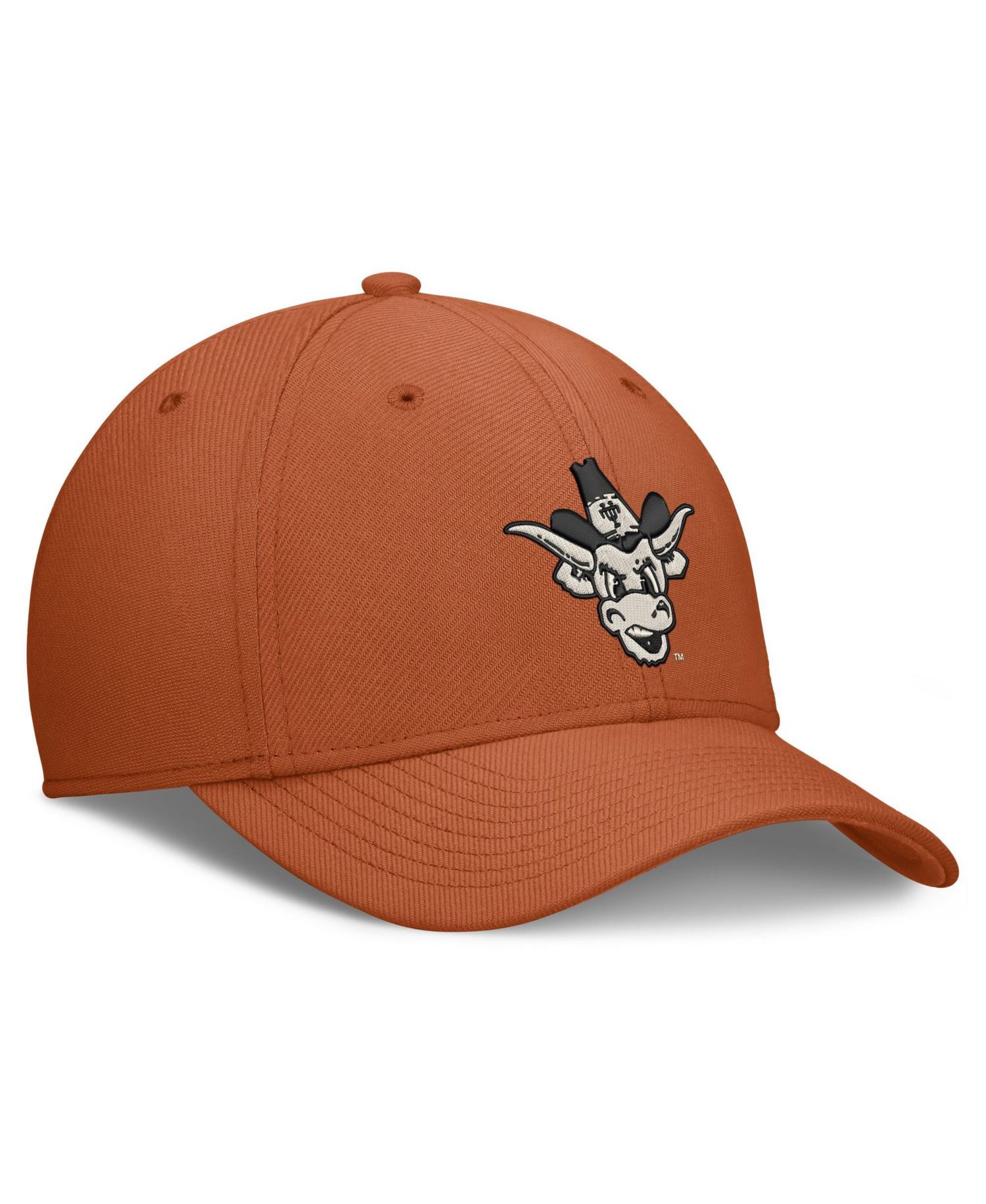 Men's Texas Orange Texas Longhorns Dri-FIT Vintage Rise Swooshflex Flex Hat