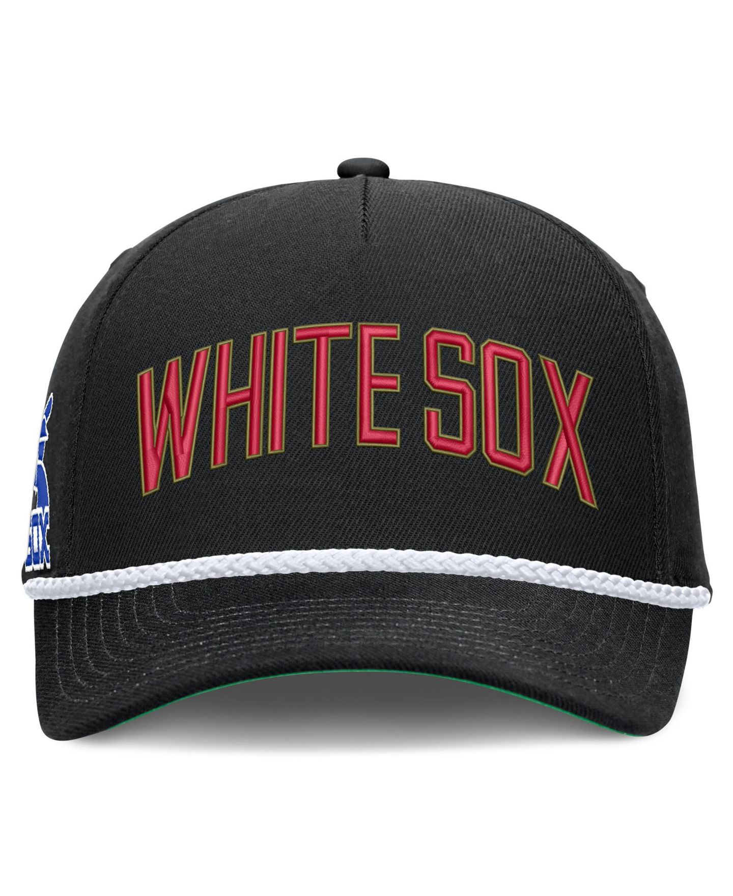 Мужская кепка Nike Black Chicago White Sox Cooperstown Collection Rise Adjustable Hat — фото 2