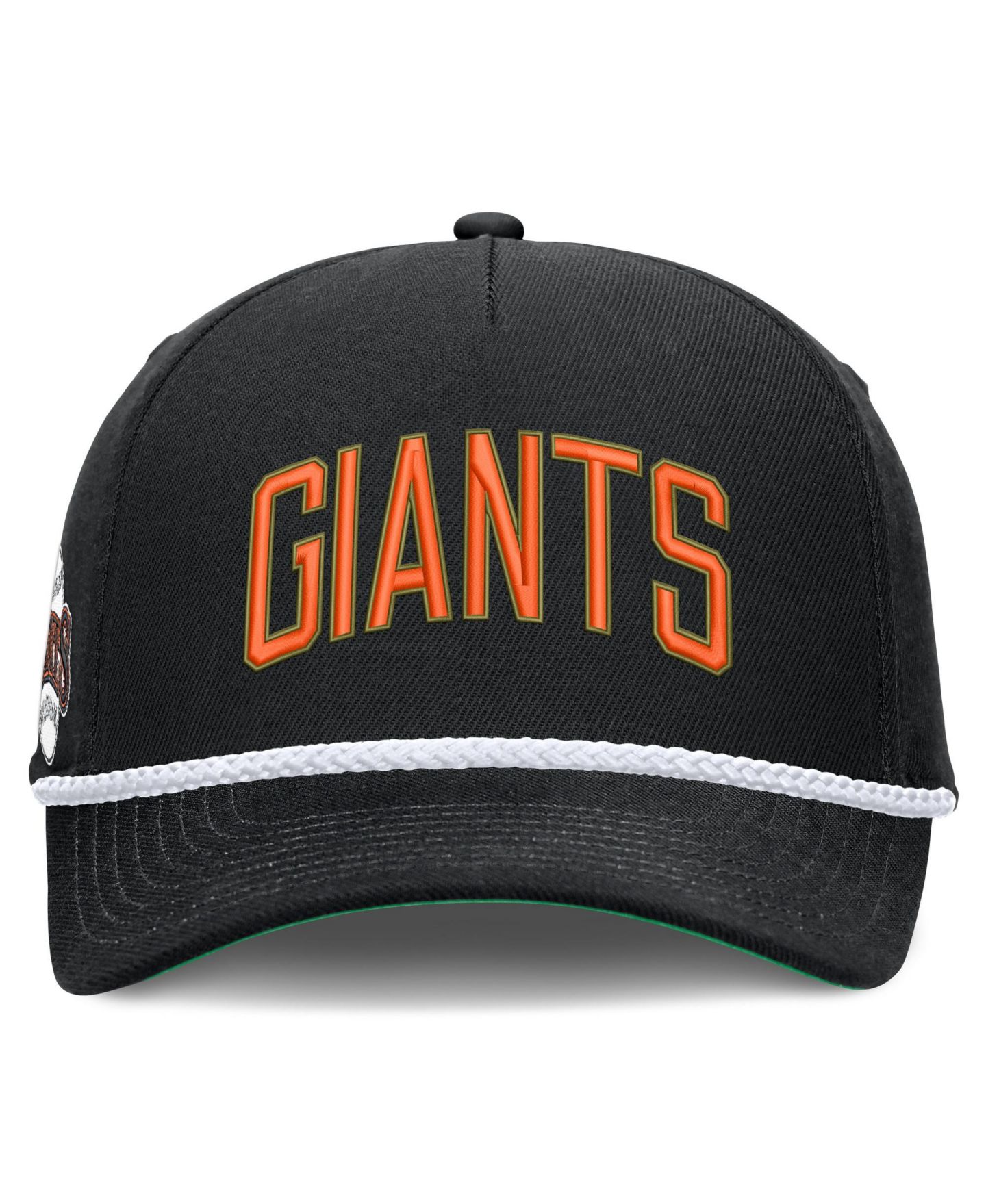 Мужская кепка Nike Black San Francisco Giants Cooperstown Collection Rise Adjustable Hat — фото 2