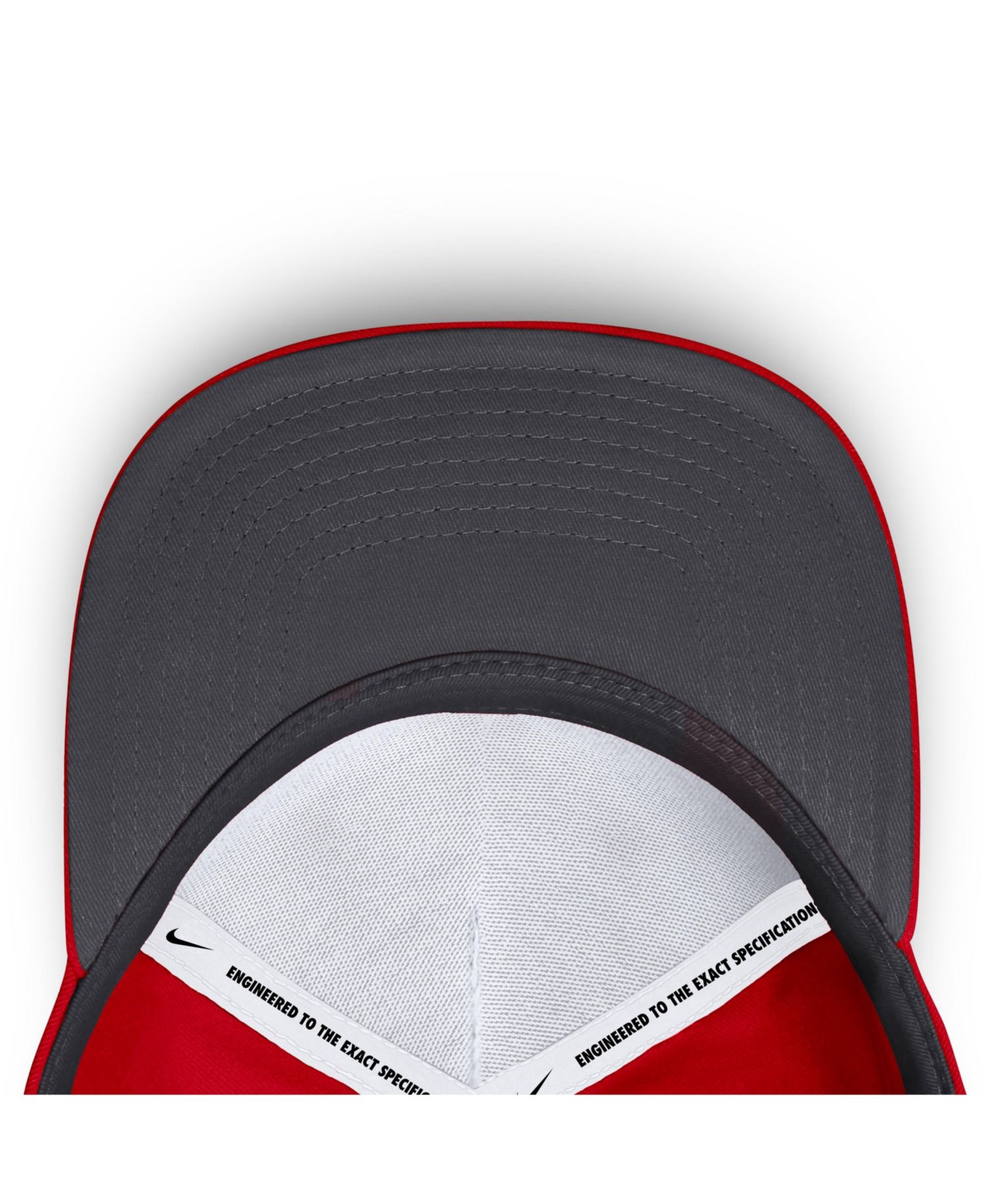 Men's Scarlet Ohio State Buckeyes 2026 Sideline Dri-FIT Rise Adjustable Hat