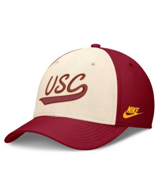 Men's Natural/Crimson USC Trojans Legacy Swooshflex Dri-FIT Hat