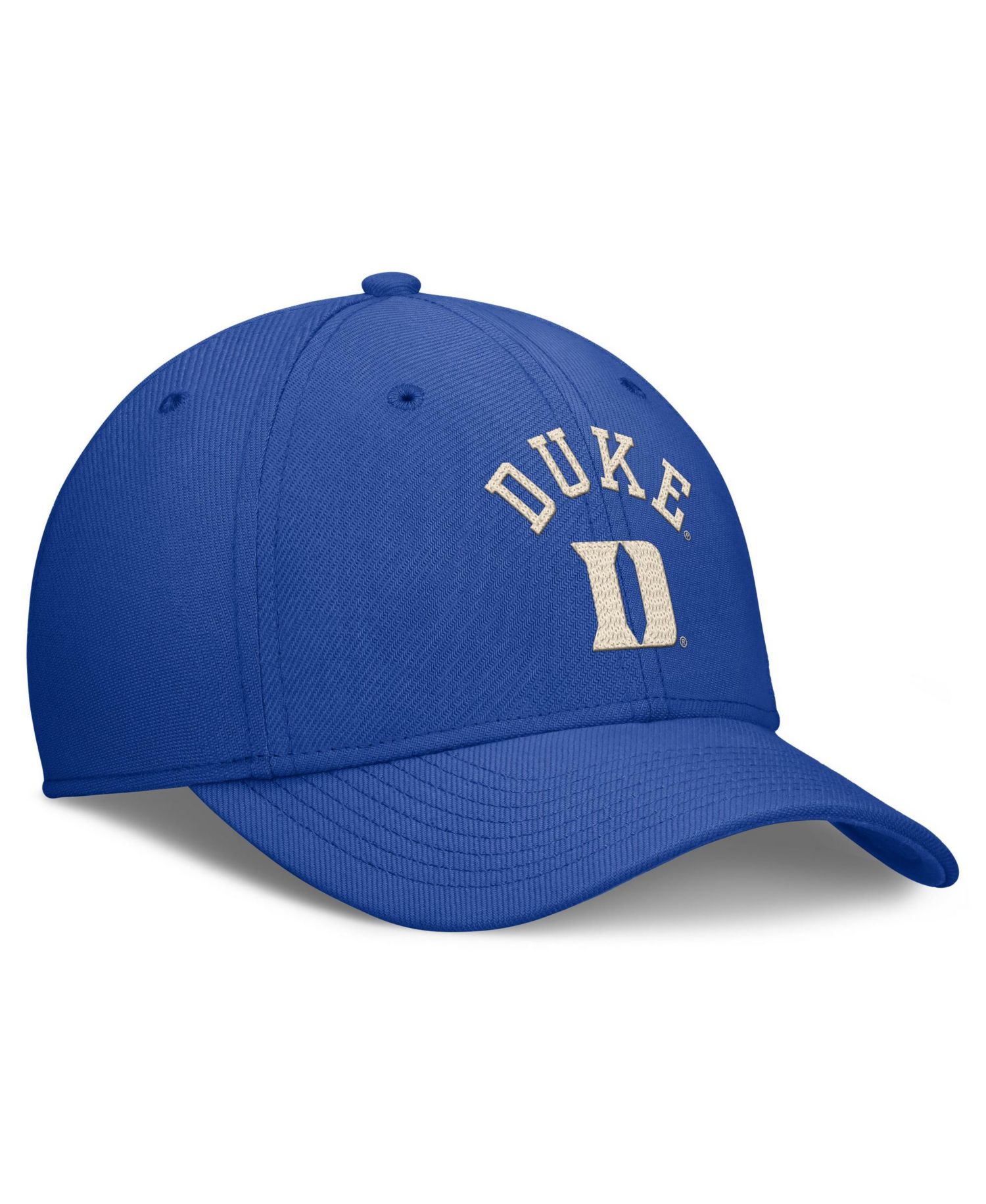 Men's Royal Duke Blue Devils Campus Prep Chained Arched Swooshflex Flex Hat