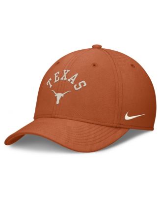 Men's Texas Orange Texas Longhorns Campus Prep Chained Arched Swooshflex Flex Hat