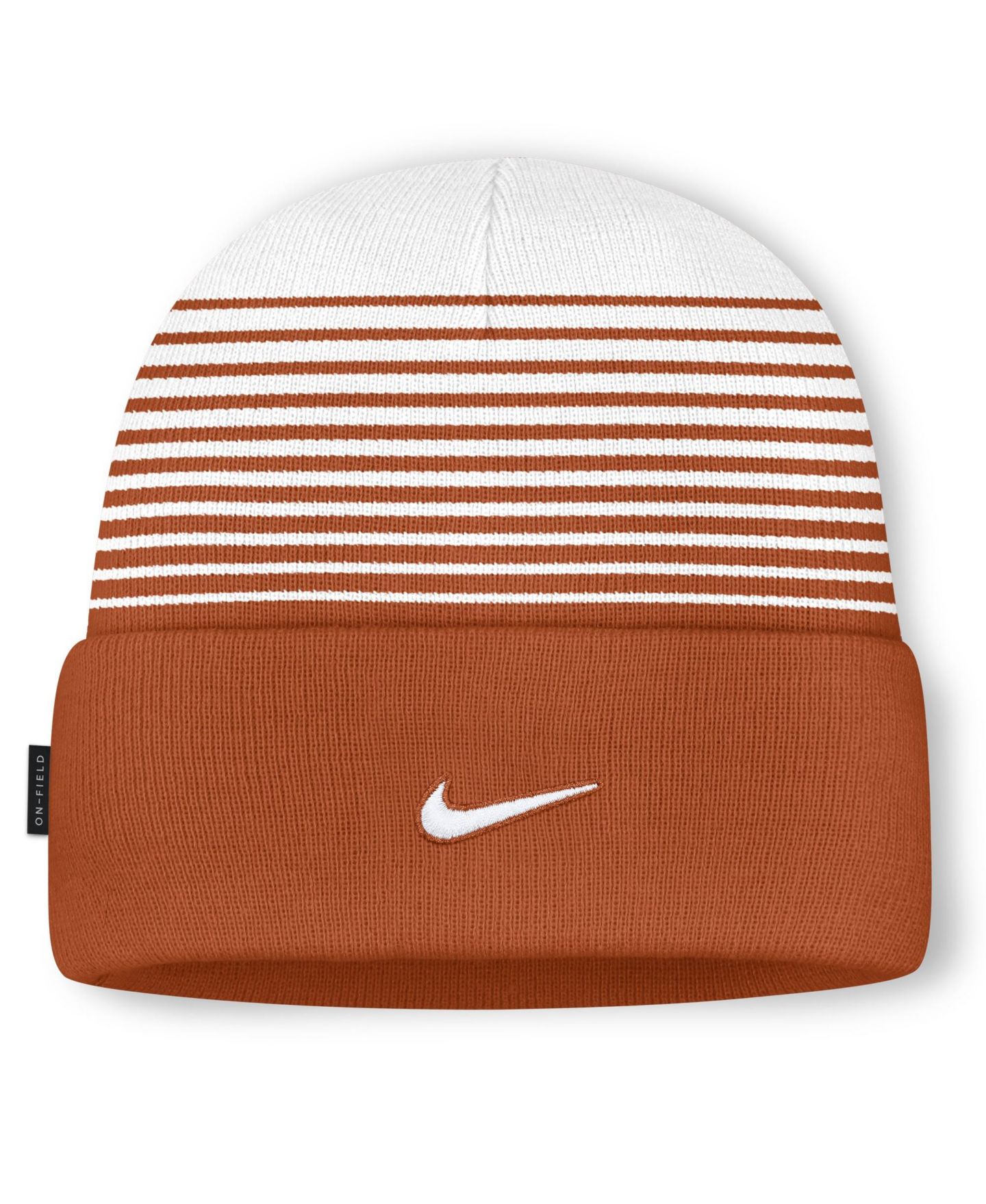 Шапка Nike Texas Orange/White Texas Longhorns On-Field Utility Knit Hat — фото 2