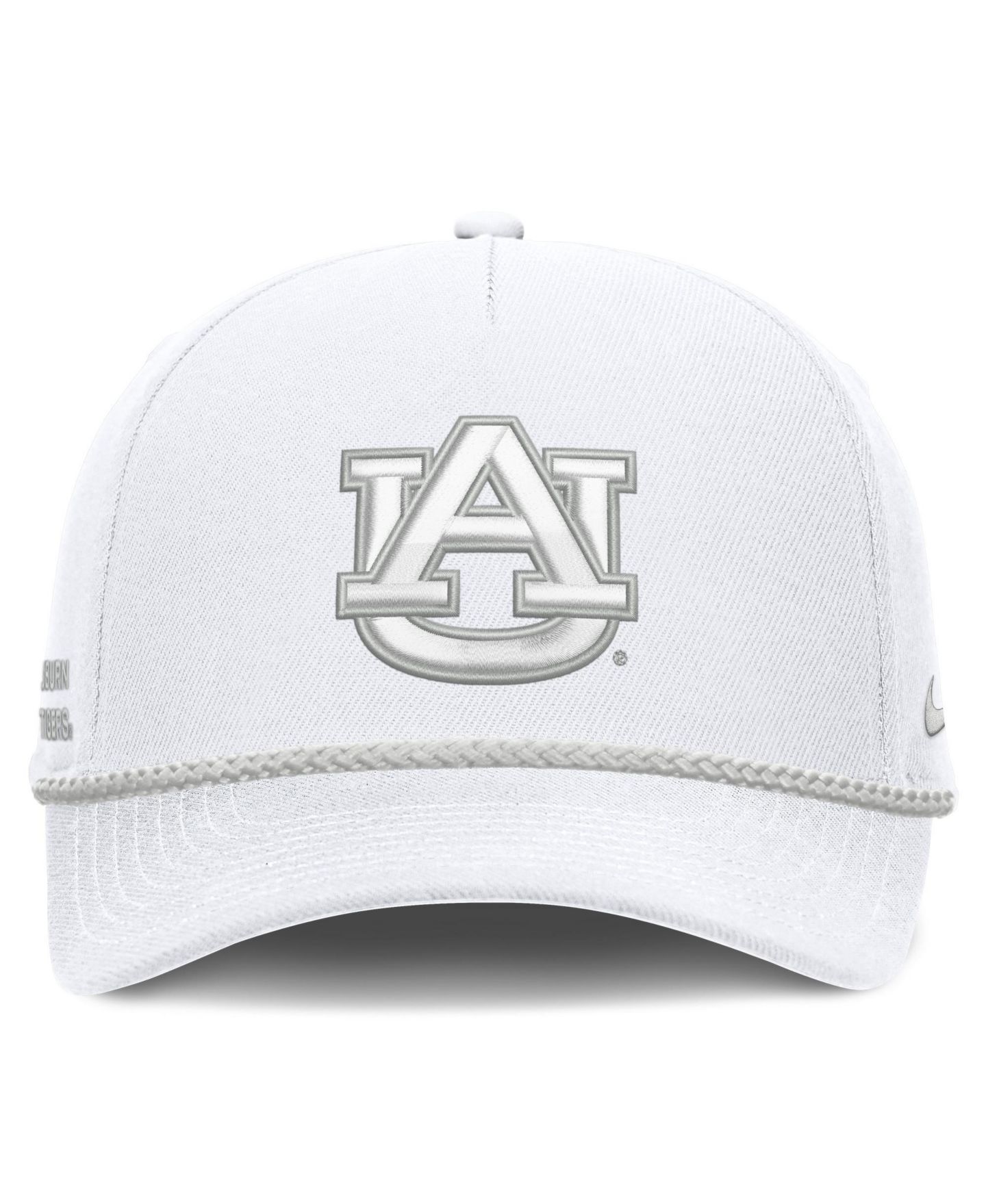 Кепка Nike White Auburn Tigers Rope Rise Adjustable Hat — фото 2