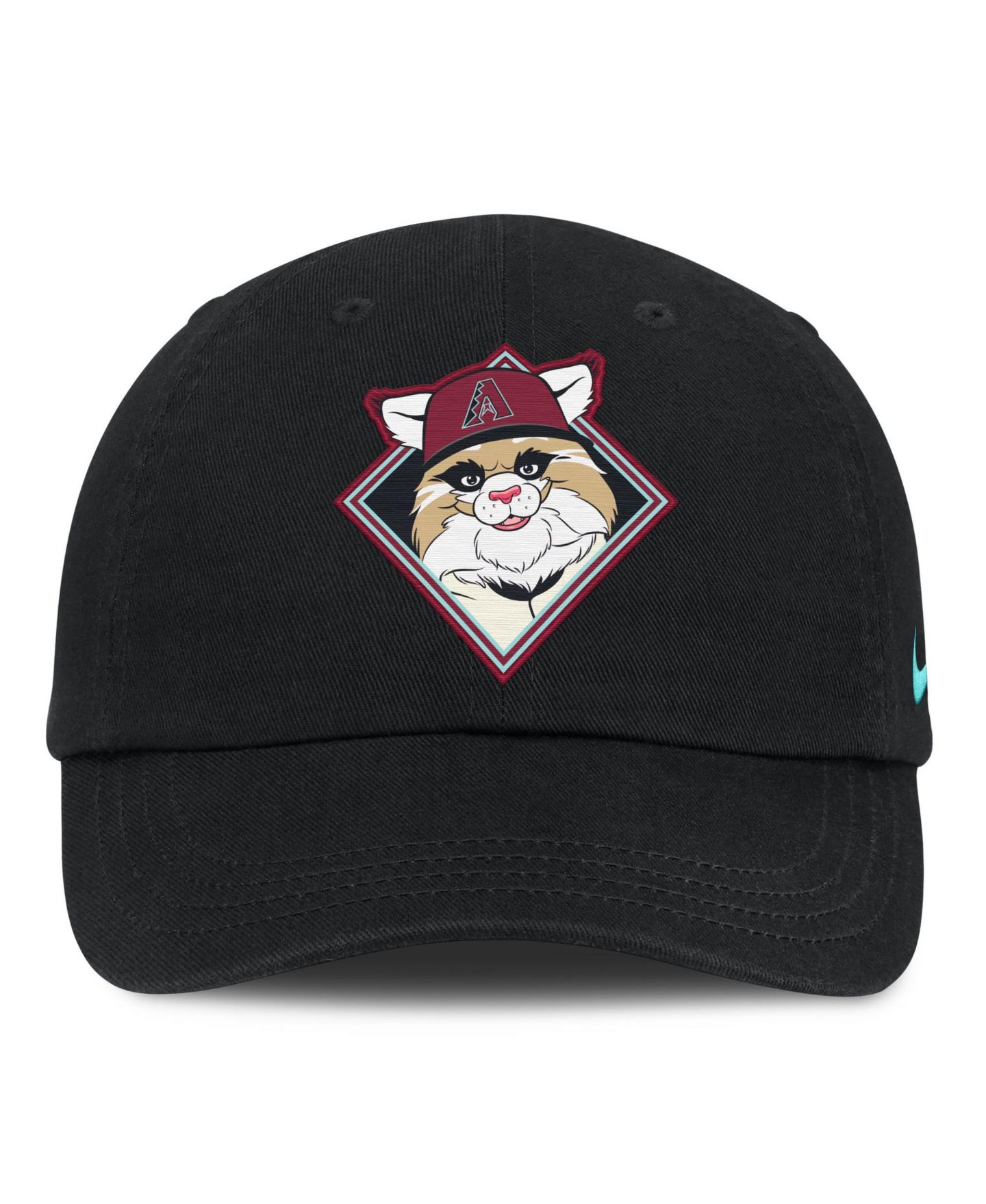 Кепка Nike Black Arizona Diamondbacks Mascot Club Flex Hat для малышей — фото 2