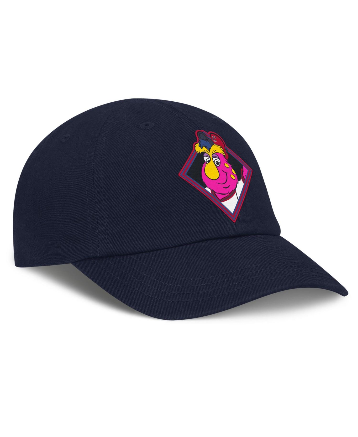 Baby Boys and Girls Navy Cleveland Guardians Mascot Club Flex Hat