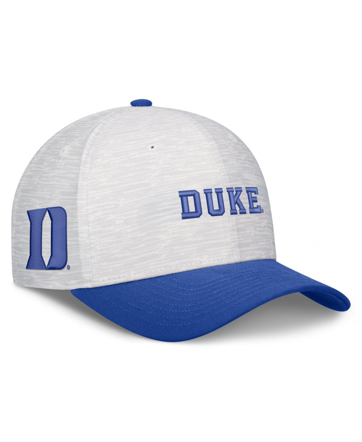 Men's and Women's Gray/Royal Duke Blue Devils Primetime Rise Adjustable Hat