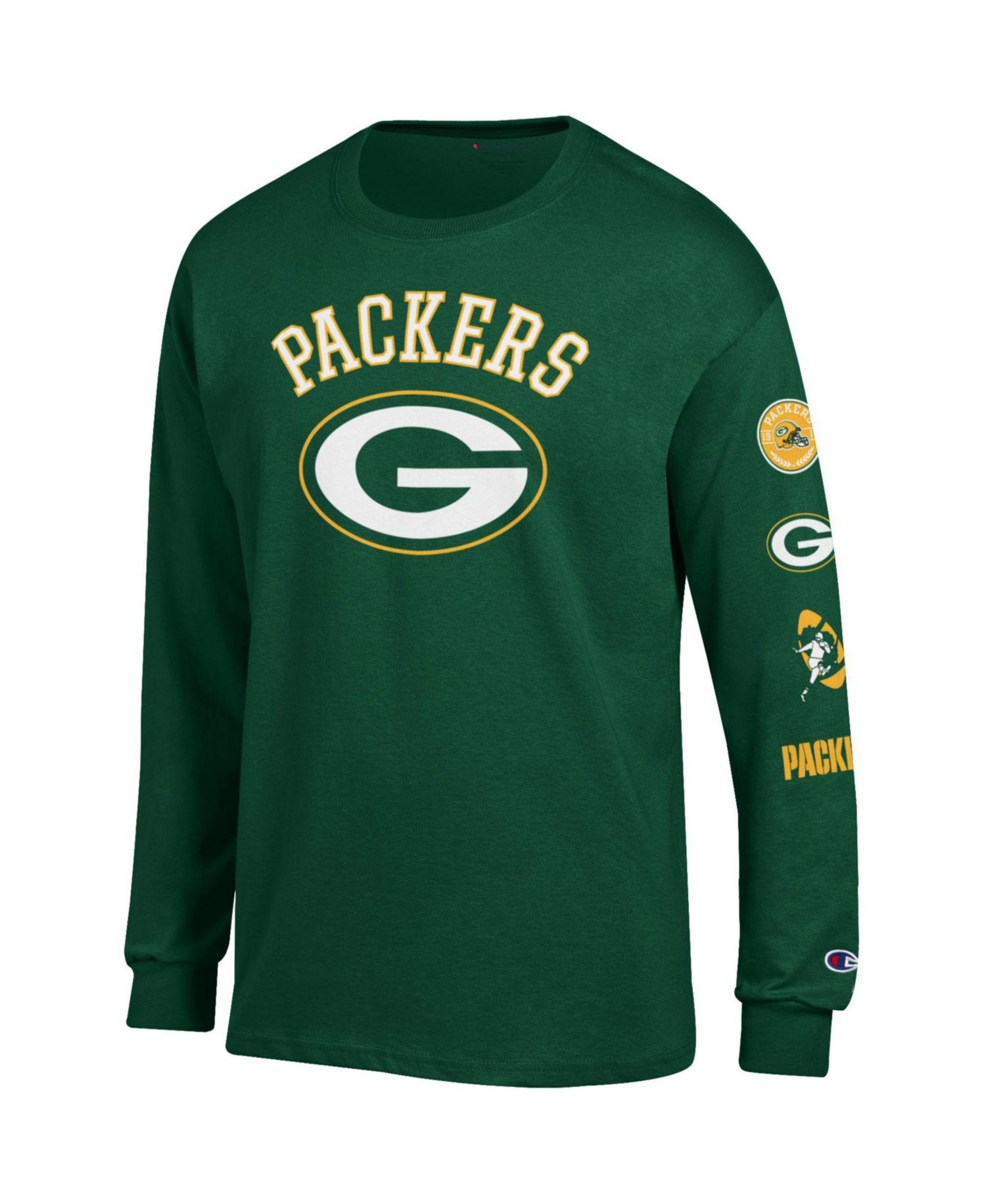 Men's Green Green Bay Packers Seal Long Sleeve T-Shirt