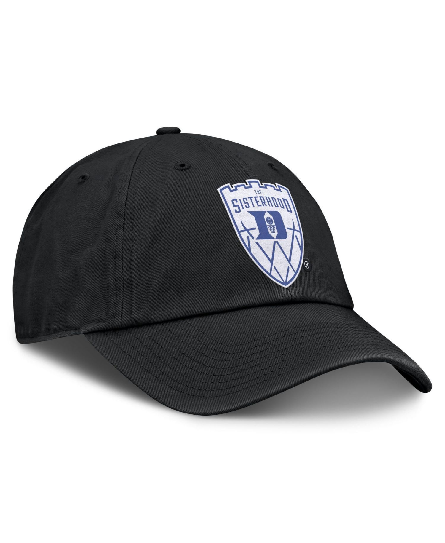 Men's Black Duke Blue Devils The Sisterhood Club Adjustable Hat