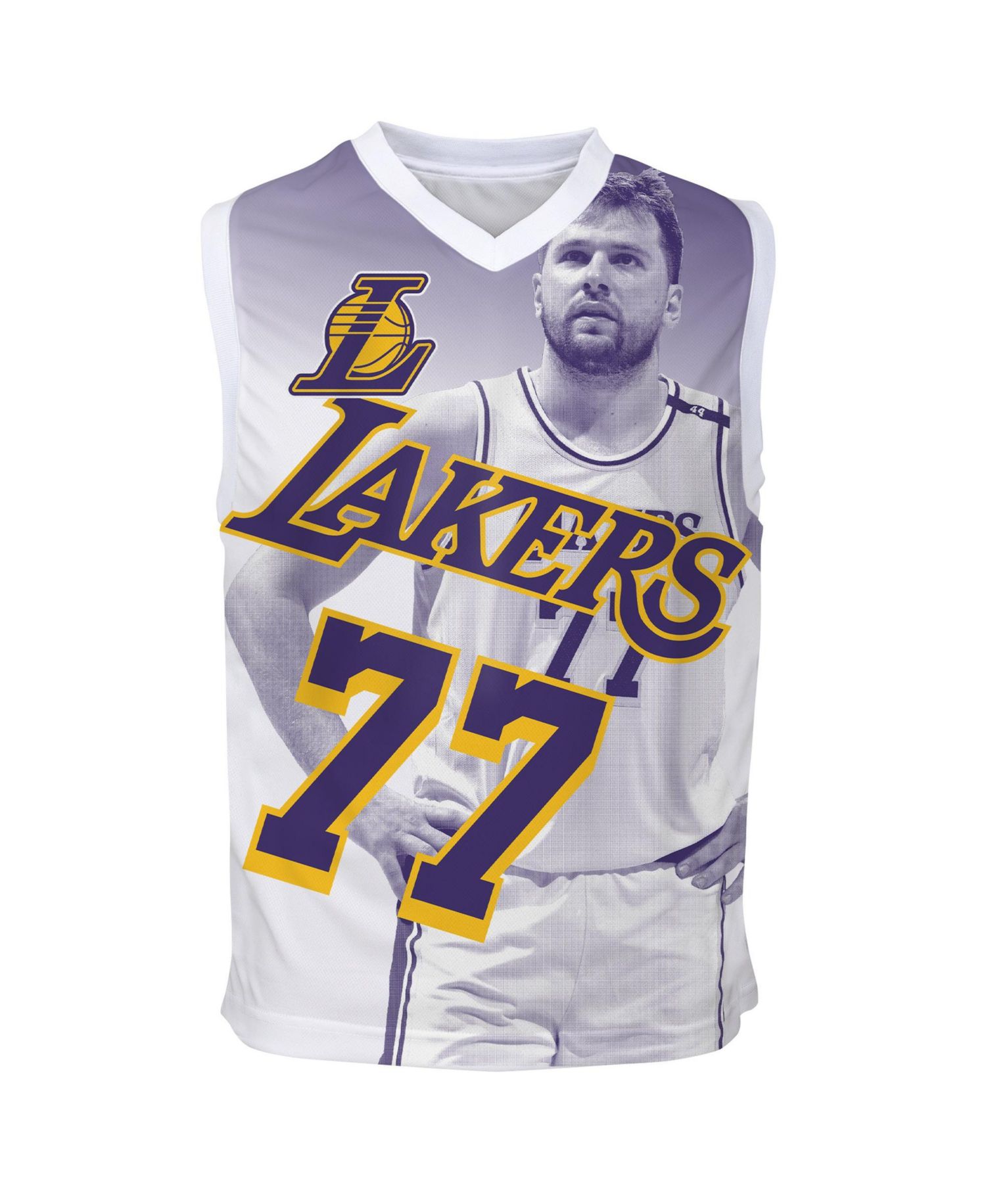 Big Boys and Girls Luka Doncic Purple Los Angeles Lakers Hometown Fashion Jersey