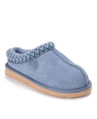 Women's Fireside by Greta Genuine Shearling Clog Slipper with Embroidery