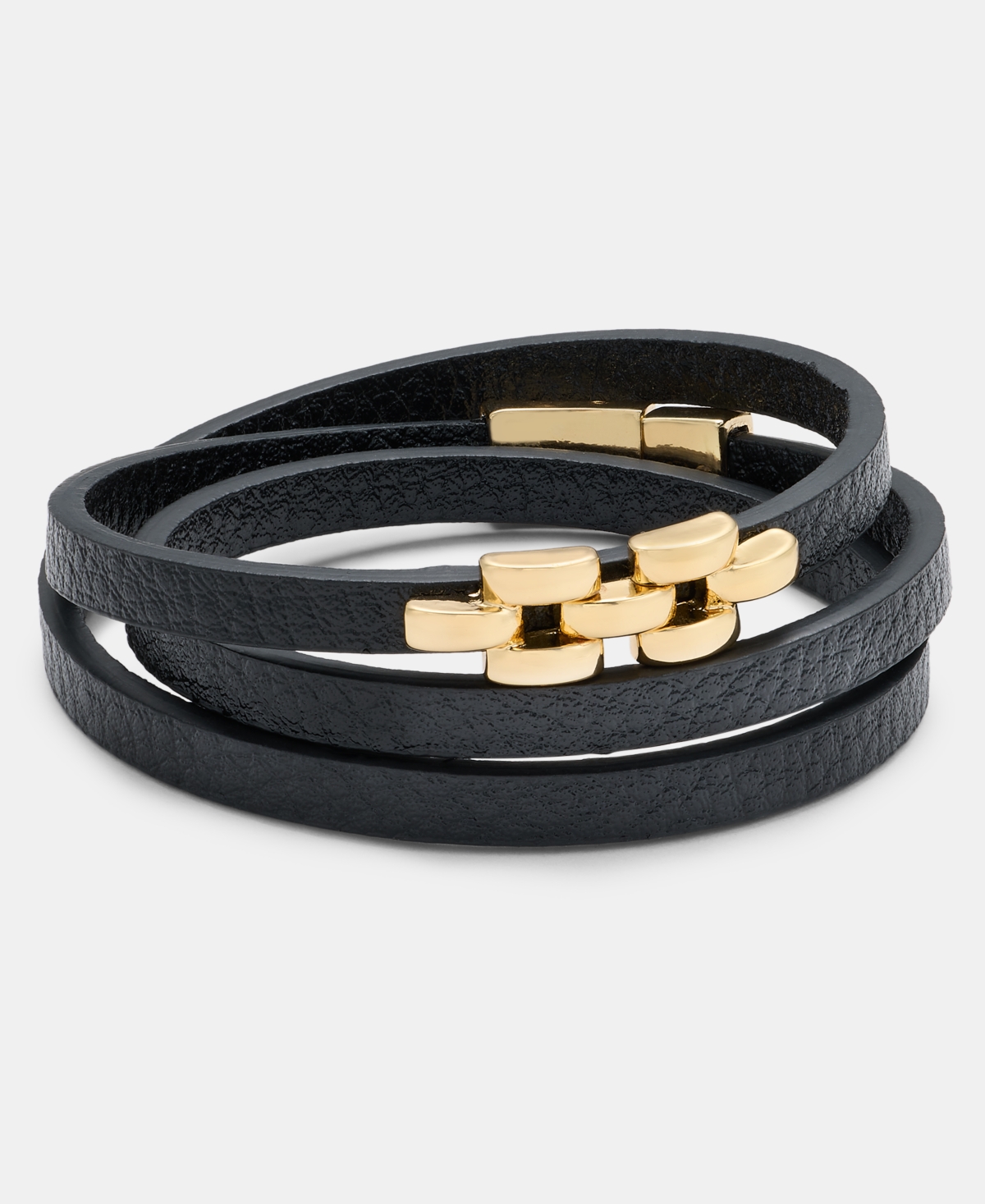 On 34th Faux Leather Wrap Bracelet, Macy's Exclusive