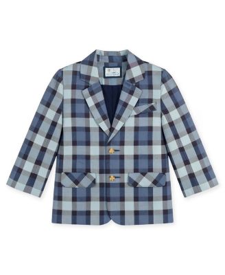 Little Boys (4-6) Plaid Blazer