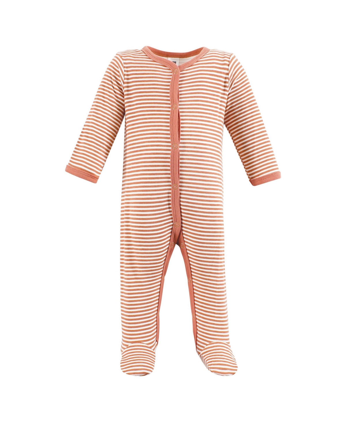 Hudson Baby Girls 0M-9M Cotton Sleep And Play 3-Pack, Sunshine Rainbows