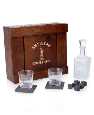 America250 Whiskey Decanter Gift Set, 12-Piece