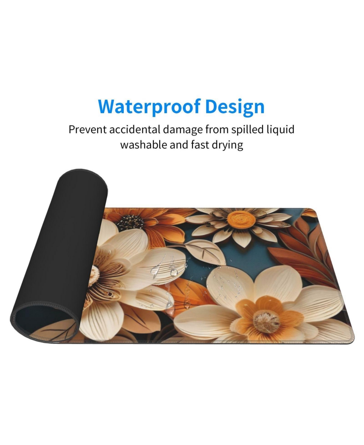 Lofree Extended Large Gaming Non-Slip Rubber Base Mouse Pad for All Standard Mice and Keyboards