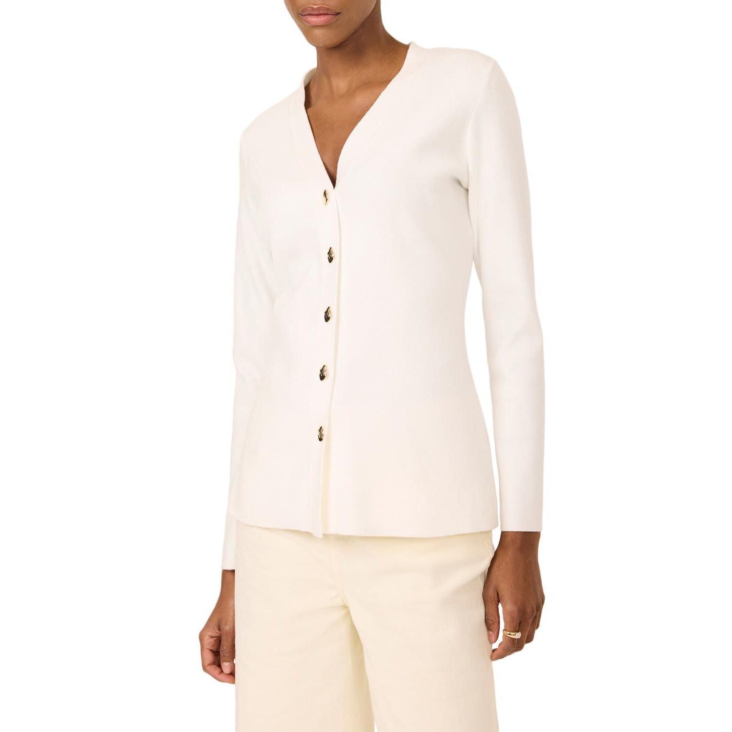 Women's V Neck Longline Cardigan