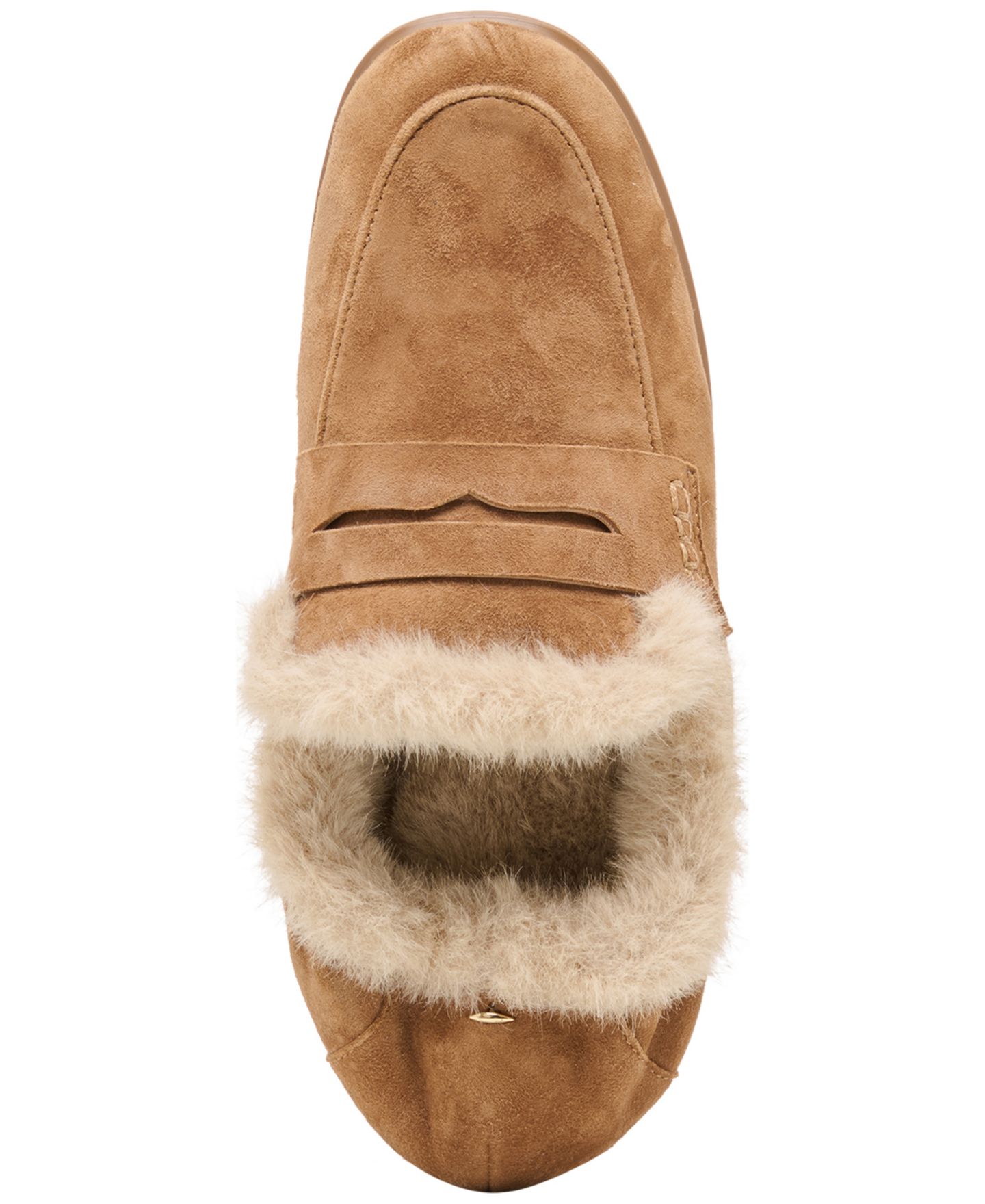 Женские туфли Dolce Vita Cloey Plush Scrunched Back Cozy, цвет: Коричневый замшевый — фото 4