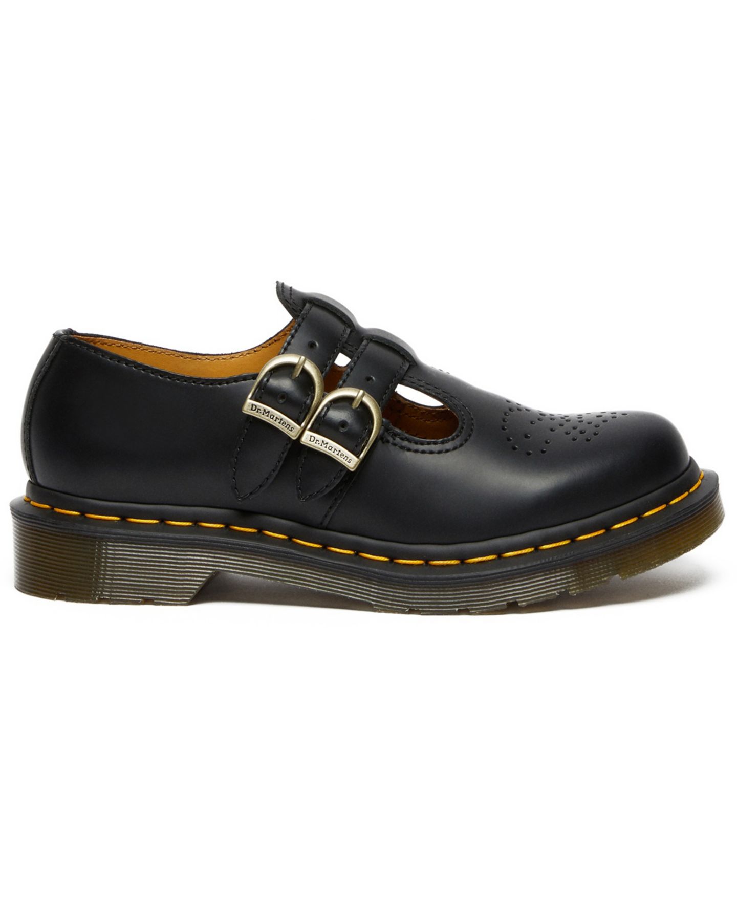 Женские туфли Мэри Джейн Dr. Martens 8065 из гладкой кожи, цвет: Чёрный гладкий — фото 2