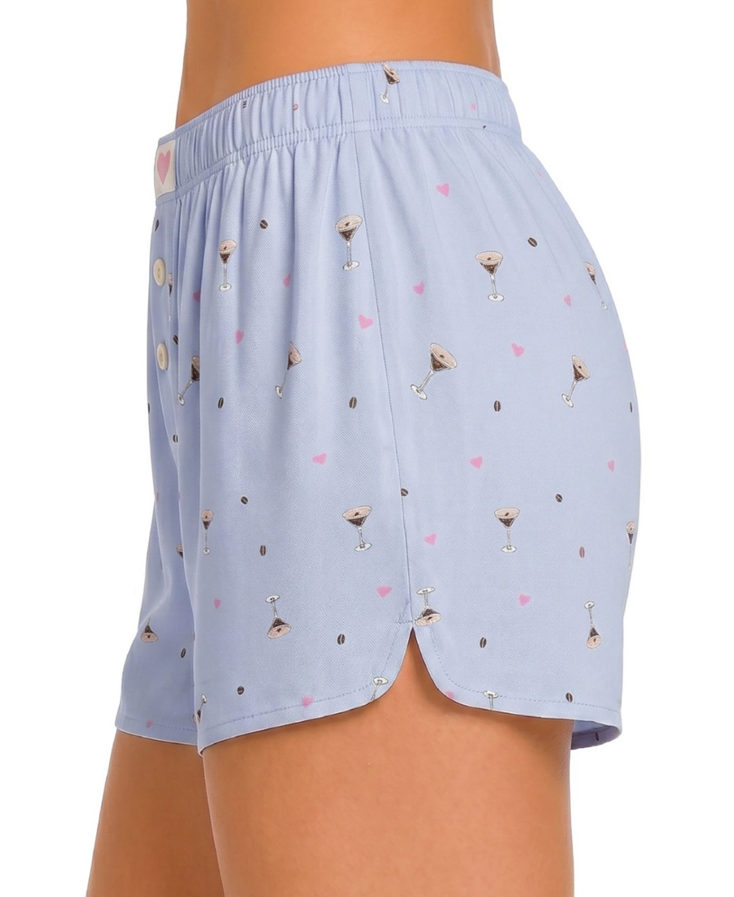 Women's Rayon Woven Poplin Pajama Shorts, 2-Pack