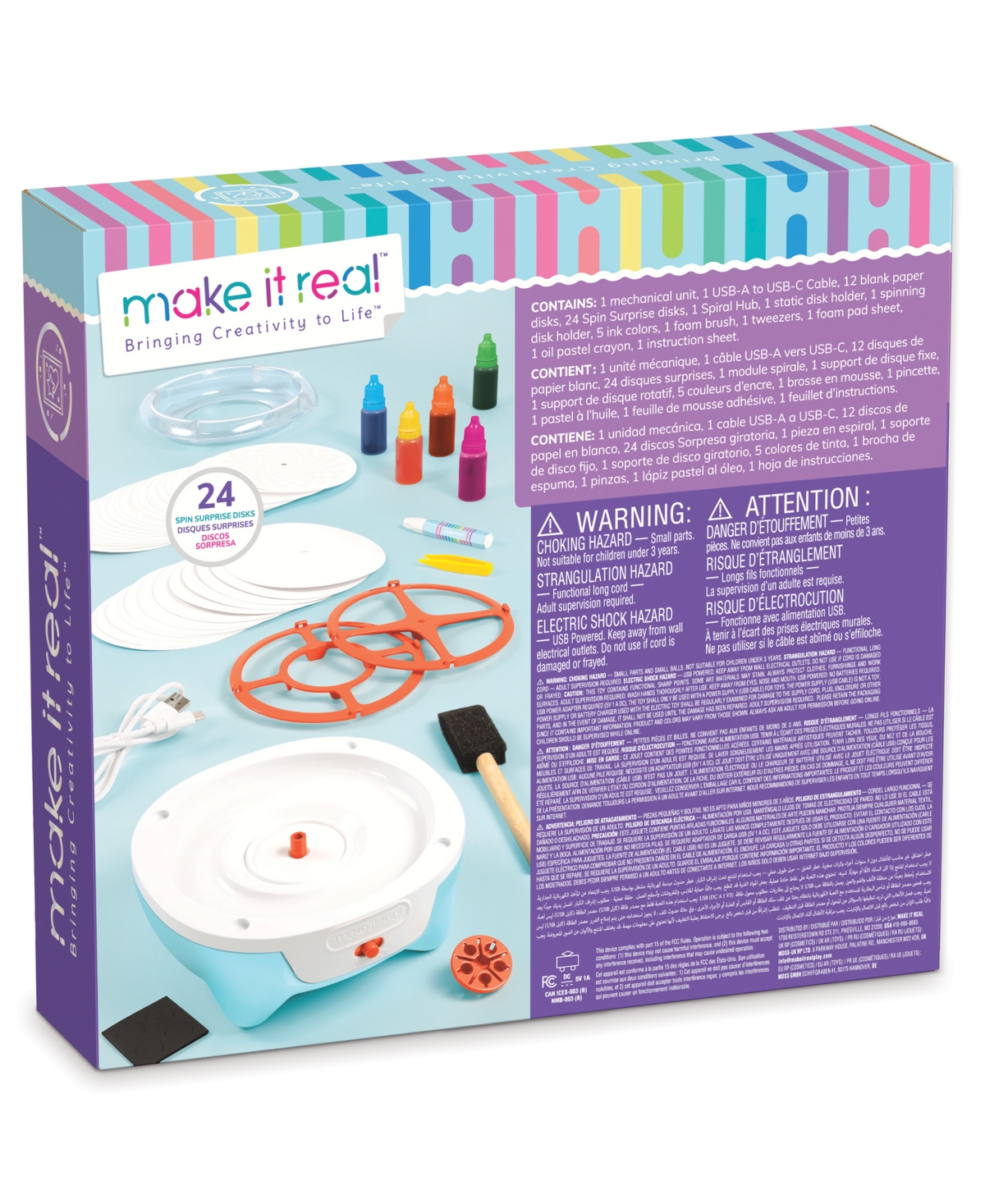 Make It Real Spin Art Innovation Station, Ages 8+