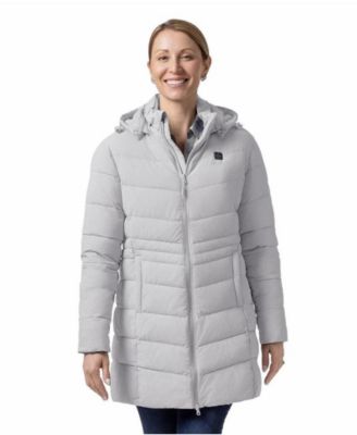 Women's Heated Puffer Hooded Jacket
