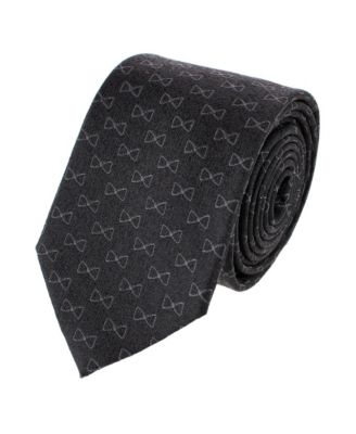 Men's Signature Logo Silk Novelty Necktie