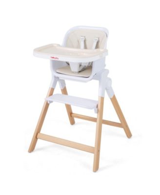 4-in-1 Convertible Baby High Chair with Detachable and Adjustable Tray