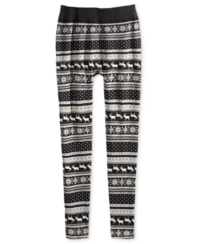 Pink Republic Jacquard Leggings, Girls (7-16)