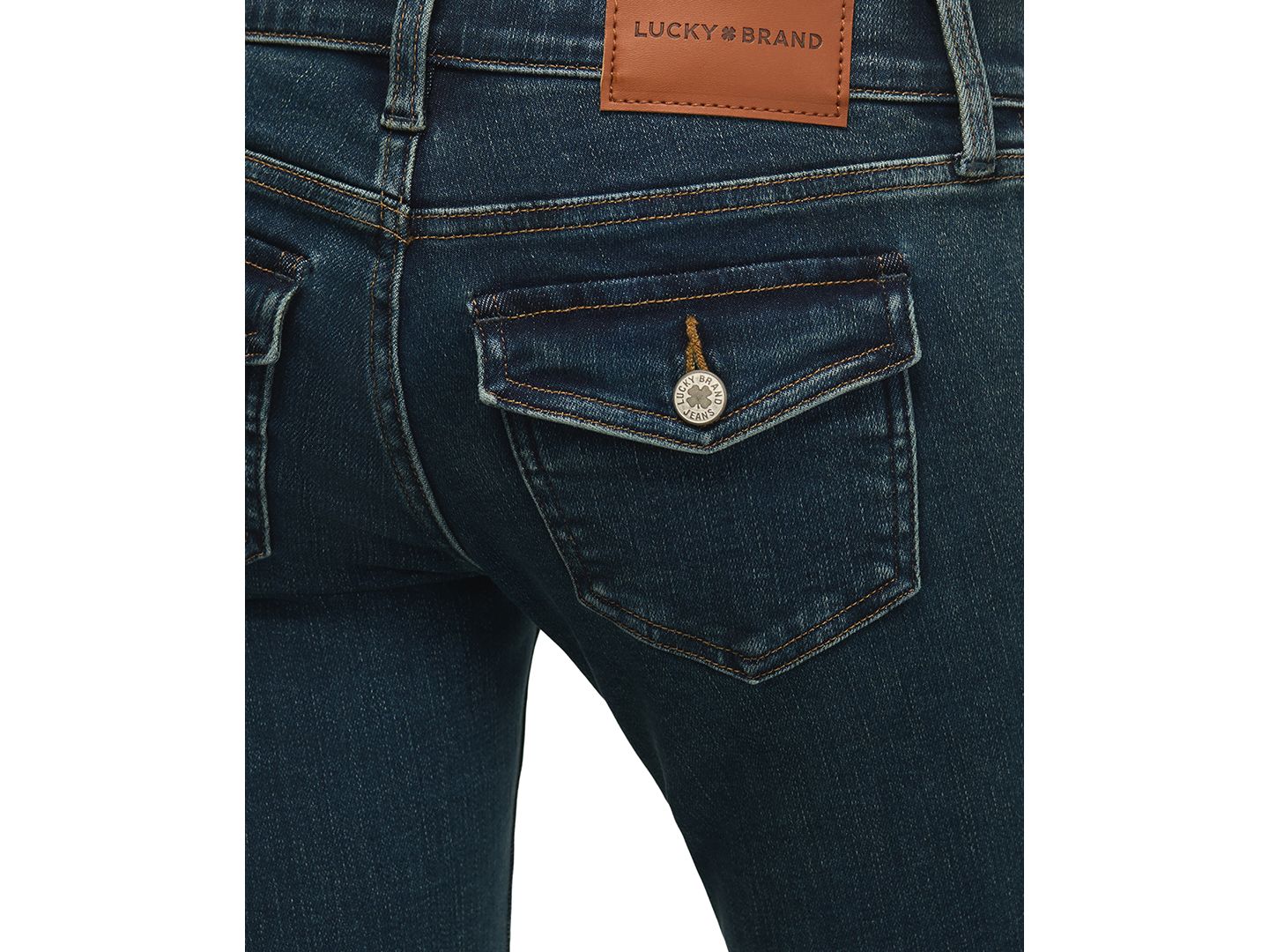 Женские джинсы Lucky Brand Ultra Low Rise Bootcut, цвет: Варёный, вариант 1 — фото 6