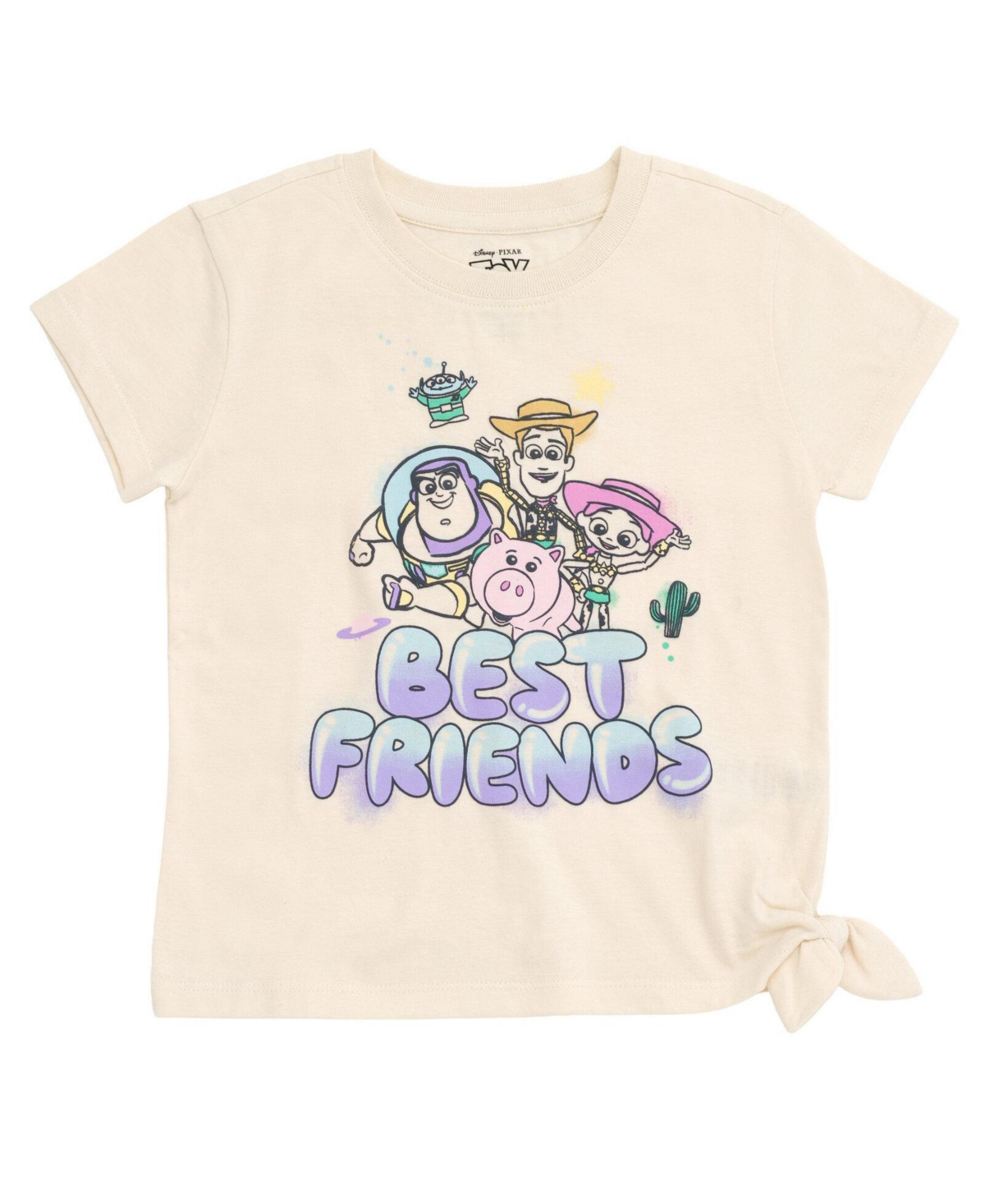 Toy Story Toddler Girls' 2-Pack Short Sleeve T-Shirts