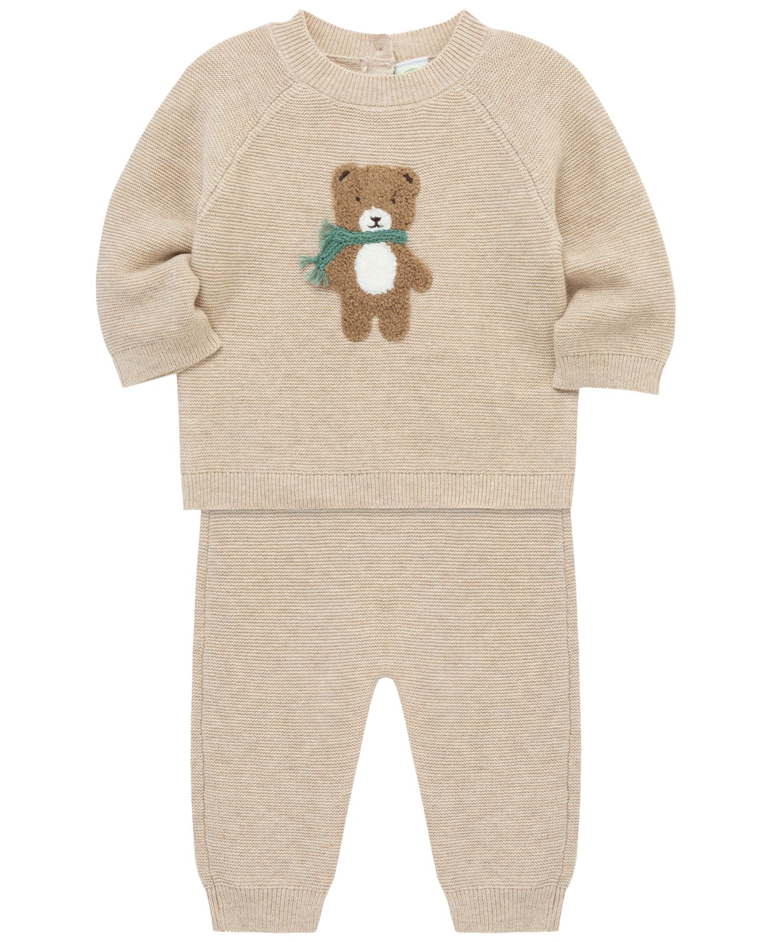 Baby Boys' Teddy Bear Graphic Sweatshirt and Pants, 2-Piece Set