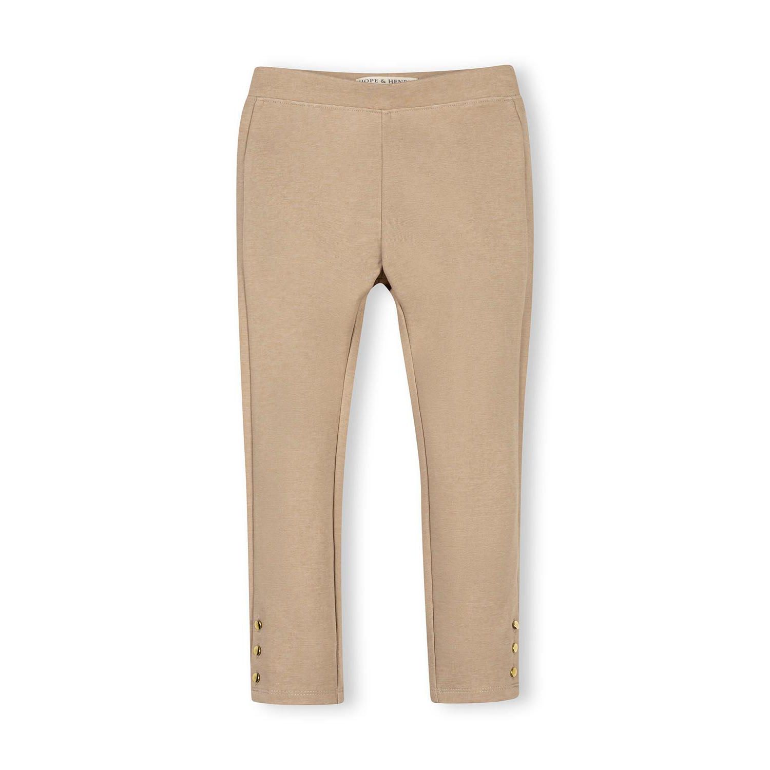 Little and Big Girls' 6-12 Button Cuff Ponte Pant